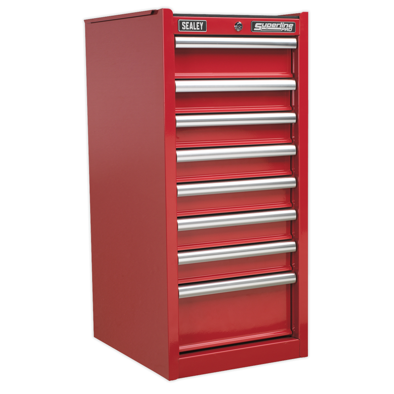 Sealey AP33589 8 Drawer Hang-On Chest with Ball-Bearing Slides - Red