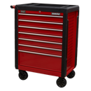 Sealey AP3407 7 Drawer Rollcab with Ball-Bearing Slides - Red