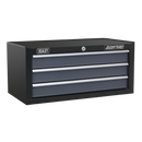 Sealey AP35STACK Tool Chest Combination 16 Drawer with Ball-Bearing Slides - Black/Grey