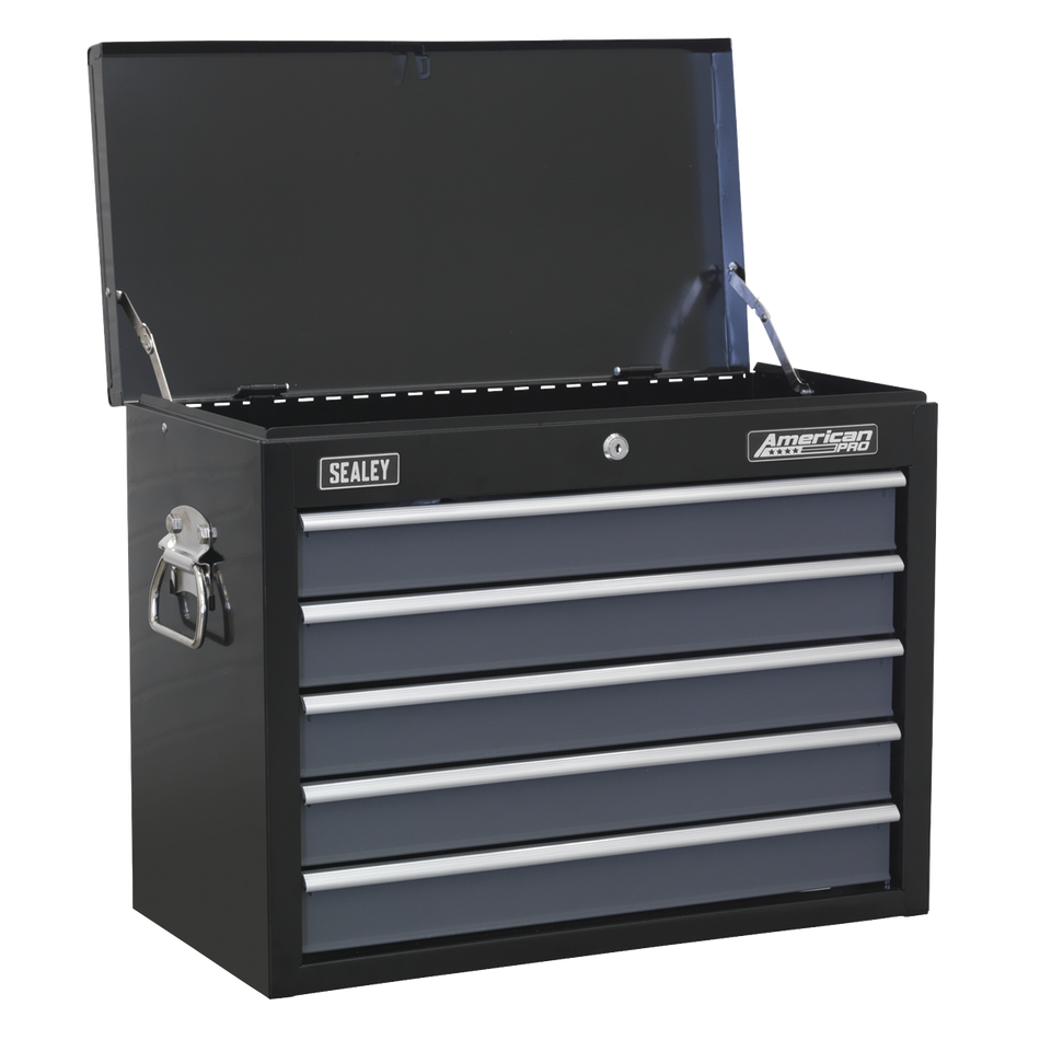 Sealey AP35STACK Tool Chest Combination 16 Drawer with Ball-Bearing Slides - Black/Grey