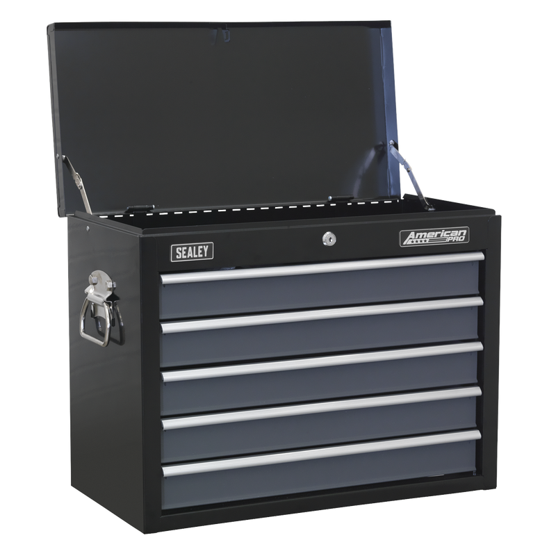 Sealey AP35STACK Tool Chest Combination 16 Drawer with Ball-Bearing Slides - Black/Grey