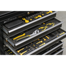 Sealey AP3508TB 8 Drawer Rollcab with Ball-Bearing Slides - Black/Grey