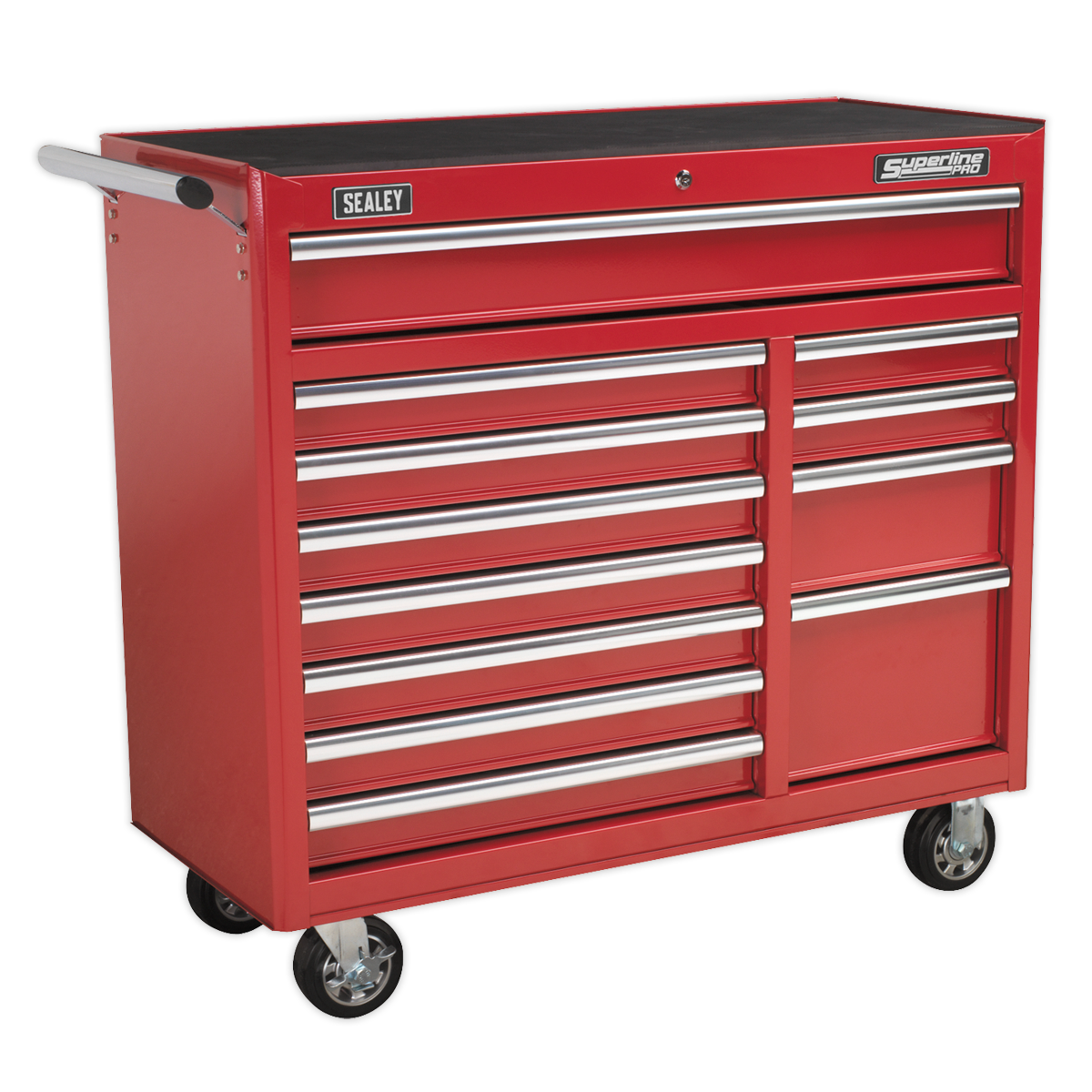 Sealey AP41120 12 Drawer Rollcab with Ball-Bearing Slides - Red