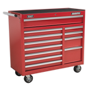 Sealey AP41120 12 Drawer Rollcab with Ball-Bearing Slides - Red