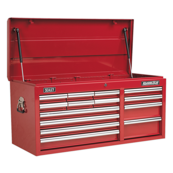 Sealey AP41149 14 Drawer Topchest with Ball-Bearing Slides - Red