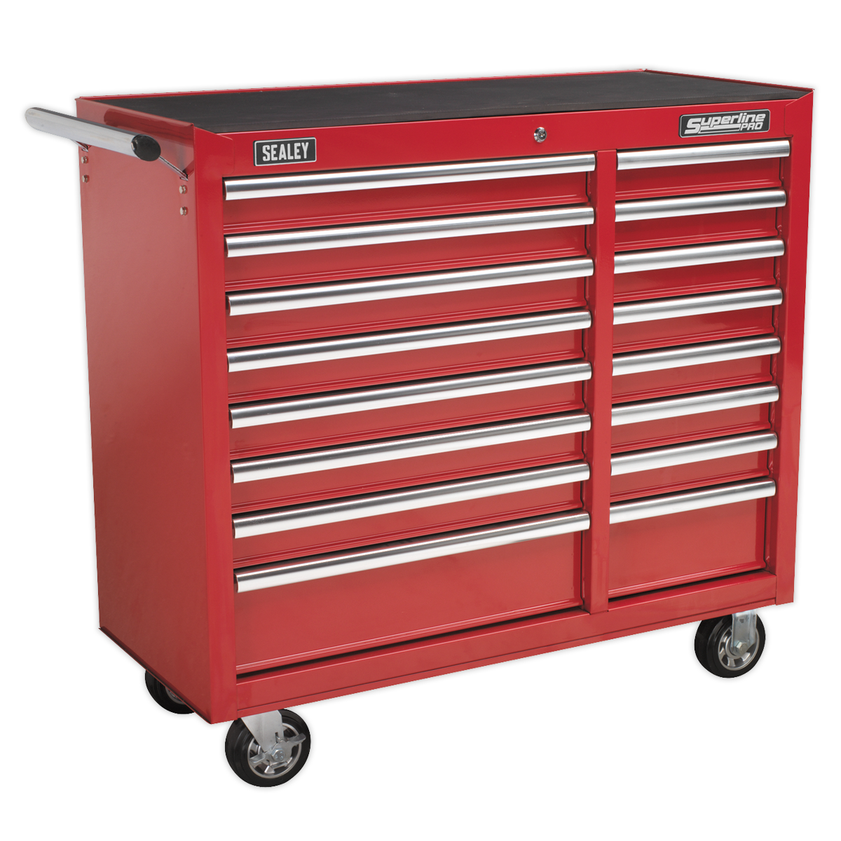 Sealey AP41169 16 Drawer Rollcab with Ball-Bearing Slides - Red