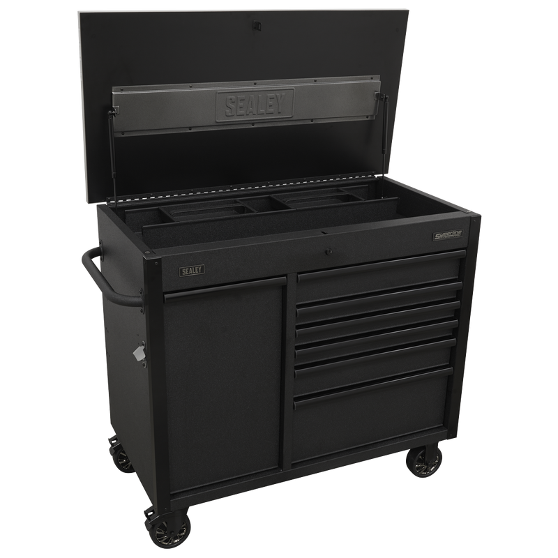Sealey AP4206BE 1120mm Mobile Tool Cabinet with Power Tool Charging Drawer