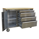 Sealey AP4804SS 4 Drawer Stainless Steel Mobile Tool Cabinet