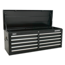 Sealey AP5210TB 10 Drawer Topchest with Ball-Bearing Slides - Black