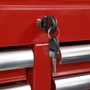 Sealey AP5210T 10 Drawer Topchest with Ball-Bearing Slides - Red