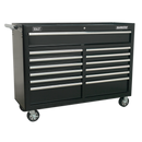 Sealey TBTPBCOMBO4 Tool Chest Combination 23 Drawer with Ball-Bearing Slides - Black with 446pc Tool Kit