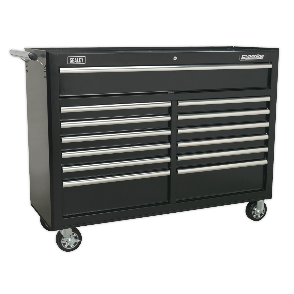 Sealey AP5213TB 13 Drawer Rollcab with Ball-Bearing Slides - Black