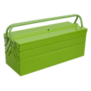 Sealey AP521HV 530mm 4 Tray Cantilever Toolbox Hi-Vis Green