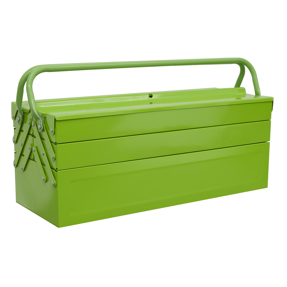 Sealey AP521HV 530mm 4 Tray Cantilever Toolbox Hi-Vis Green