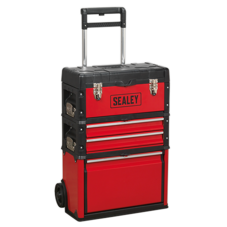 Sealey AP548 3 Compartment Mobile Steel/Composite Toolbox