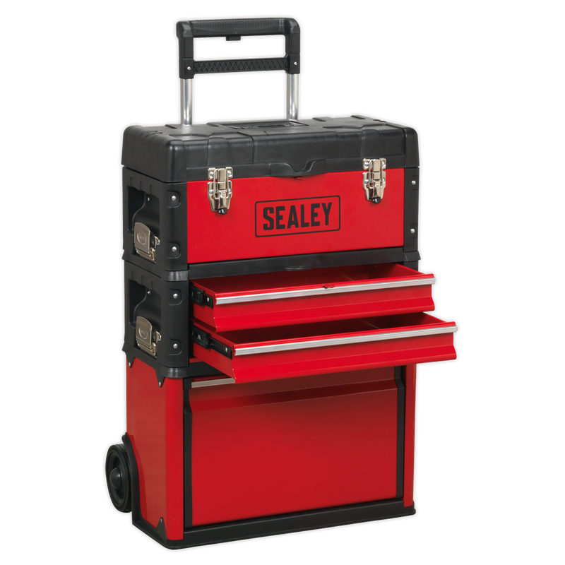 Sealey AP548 3 Compartment Mobile Steel/Composite Toolbox