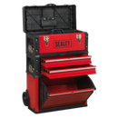 Sealey AP548 3 Compartment Mobile Steel/Composite Toolbox