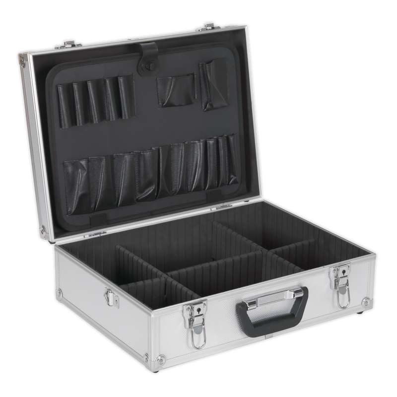 Sealey AP603 Aluminium Tool Case - Square Edges