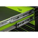 Sealey AP6115BECOMBO1 15 Drawer 1549mm Mobile Trolley with Wooden Worktop and Hutch and 2 Drawer Riser