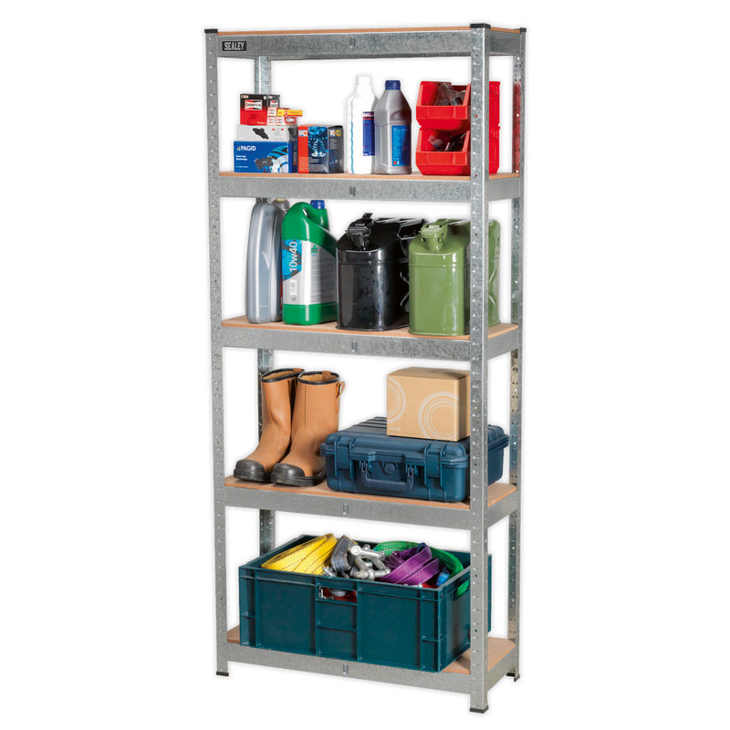 Sealey AP6150GS 5 Shelf Racking Unit - 150kg Capacity Per Level