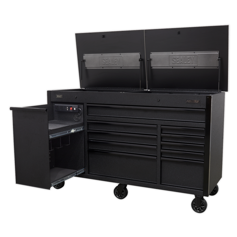 Sealey AP6310BE 1600mm Mobile Tool Cabinet with Power Tool Charging Drawer