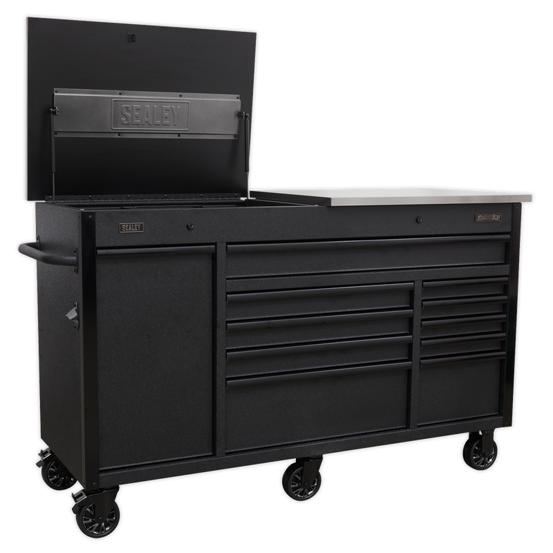 Sealey AP6310BE 1600mm Mobile Tool Cabinet with Power Tool Charging Drawer