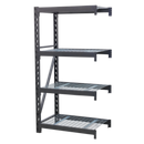 Sealey AP6372E Heavy-Duty Racking Extension Pack with 4 Mesh Shelves - 640kg Capacity Per Level