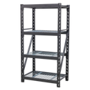 Sealey AP6372 Heavy-Duty Racking Unit with 4 Mesh Shelves - 640kg Capacity Per Level