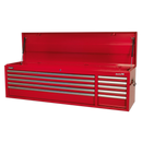 Sealey AP6610 10 Drawer Topchest with Ball-Bearing Slides - Red