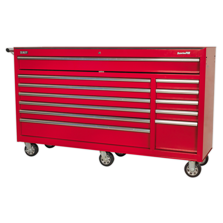 Sealey AP6612 12 Drawer Rollcab with Ball-Bearing Slides - Red