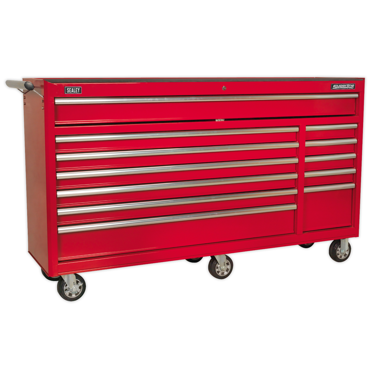 Sealey AP6612 12 Drawer Rollcab with Ball-Bearing Slides - Red