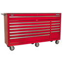 Sealey AP6612 12 Drawer Rollcab with Ball-Bearing Slides - Red