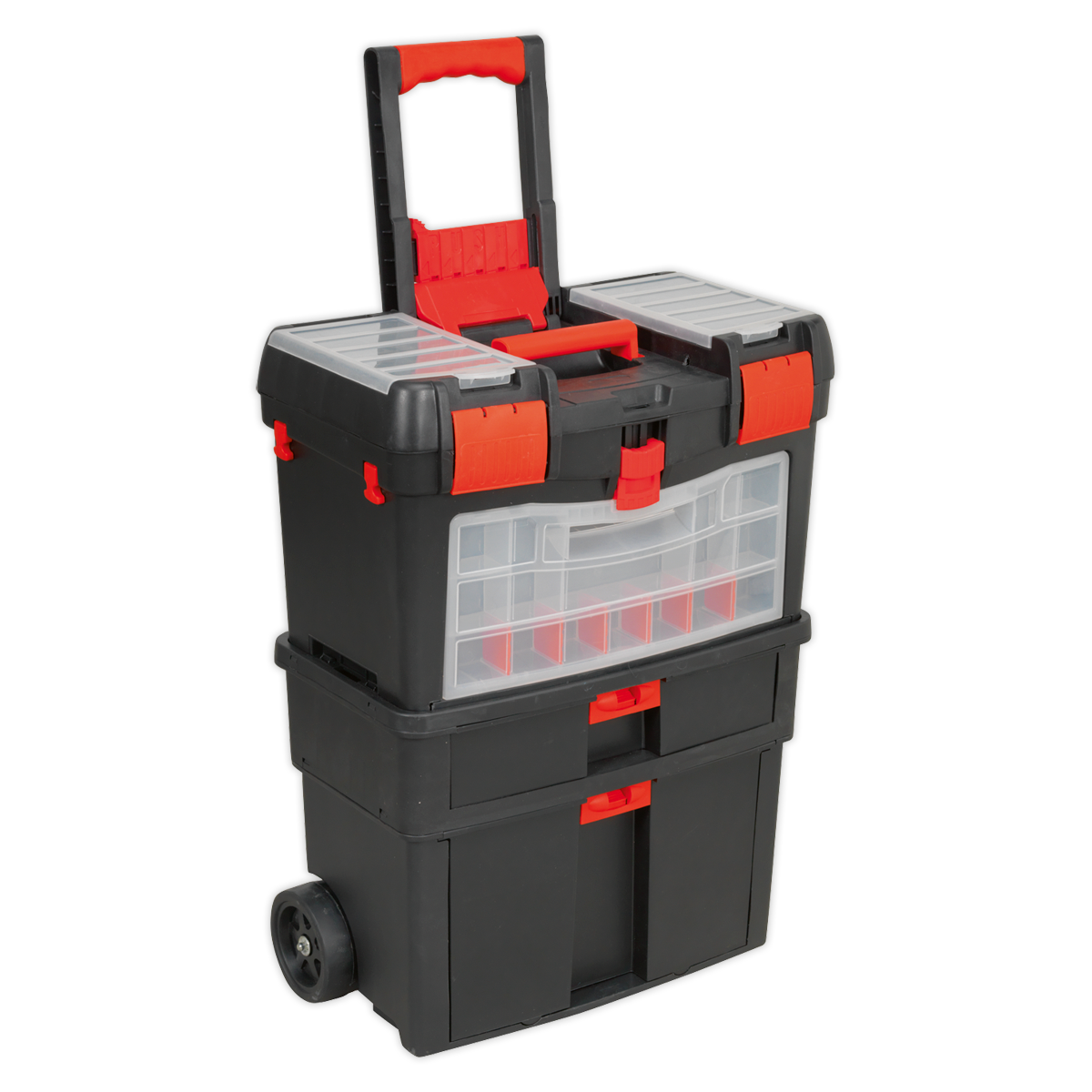 Sealey AP850 Mobile Toolbox with Tote Tray & Removable Storage Box