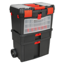 Sealey AP850 Mobile Toolbox with Tote Tray & Removable Storage Box