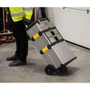 Sealey AP855 3 Compartment Mobile Stainless Steel/Composite Toolbox