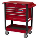 Sealey AP890M Heavy-Duty Mobile Tool & Parts Trolley with 5 Drawers & Lockable Top