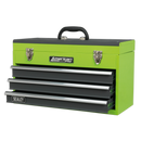 Sealey AP9243BBHV 3 Drawer Portable Tool Chest with Ball-Bearing Slides - Hi-Vis Green/Grey