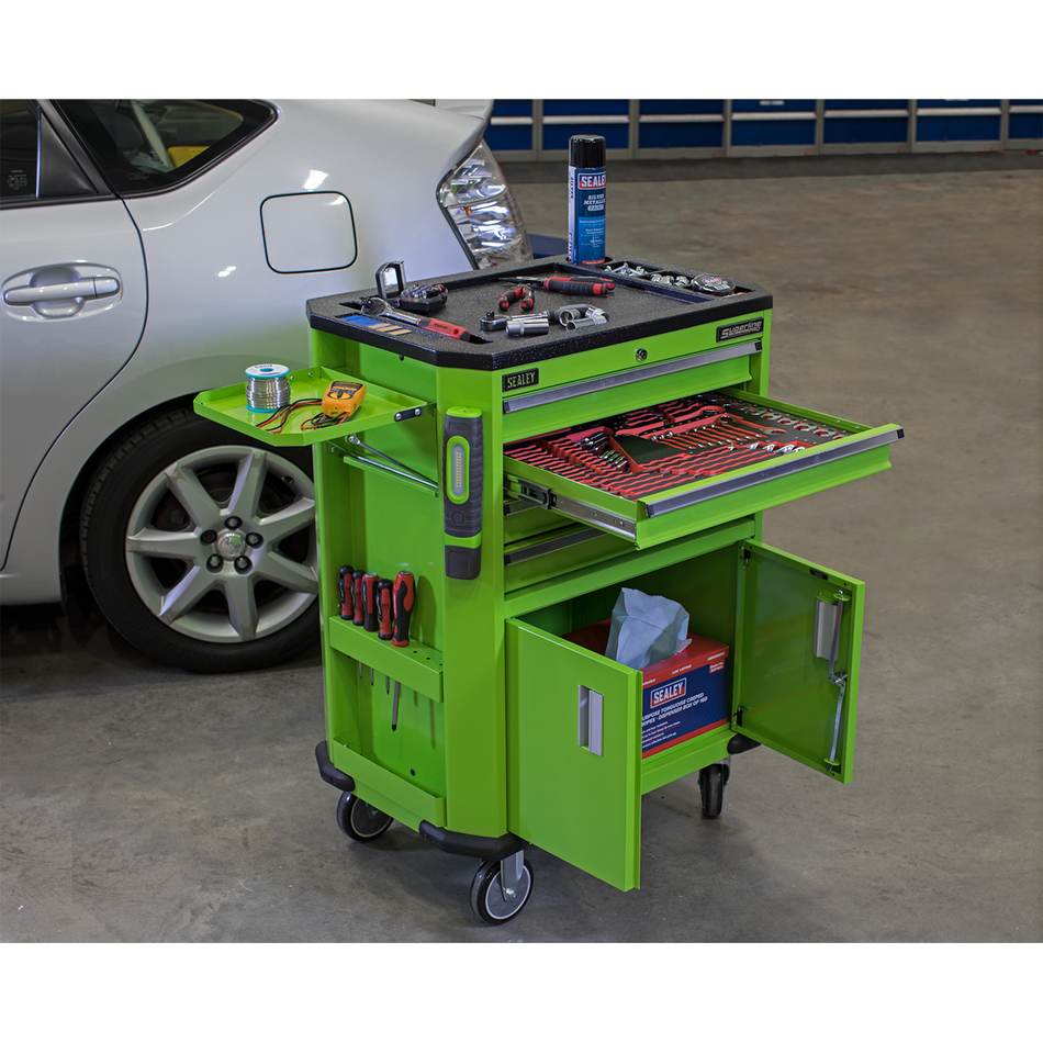 Sealey AP980MTHV 4 Drawer & 2 Door Cupboard Tool Trolley