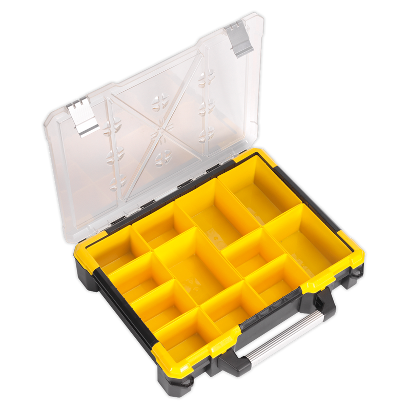 Sealey APAS12R Parts Storage Case with 12 Removable Compartments