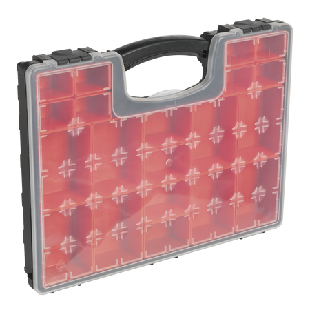 Sealey APAS2R Parts Storage Case with 20 Removable Compartments