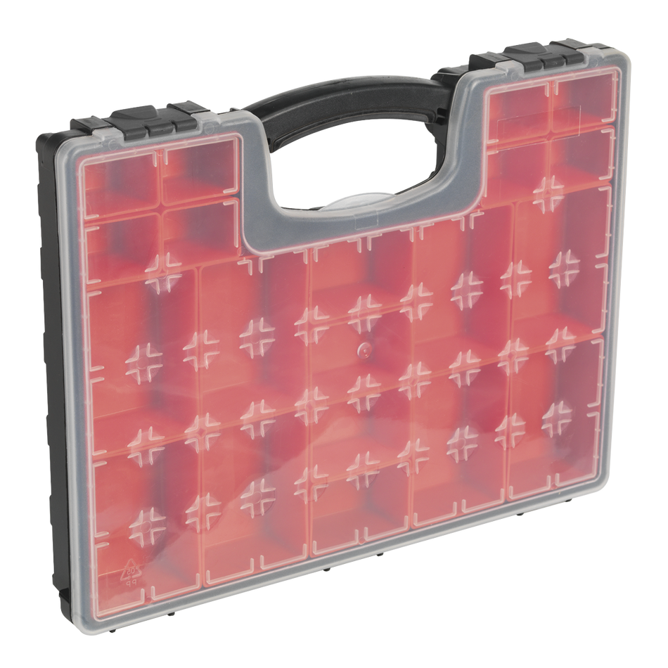 Sealey APAS2R Parts Storage Case with 20 Removable Compartments