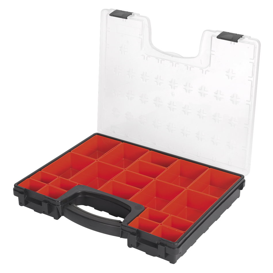 Sealey APAS2R Parts Storage Case with 20 Removable Compartments