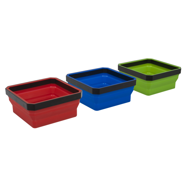 Sealey APCSTS Collapsible Magnetic Parts Tray Set