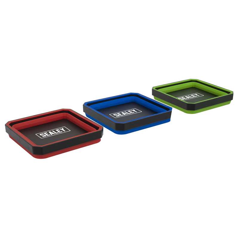 Sealey APCSTS Collapsible Magnetic Parts Tray Set