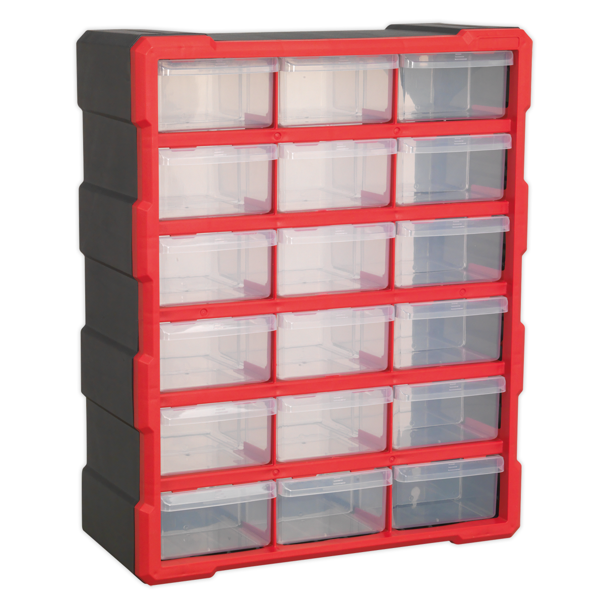Sealey APDC18R 18 Drawer Cabinet Box - Red/Black