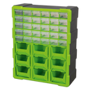 Sealey APDC39HV 39 Drawer Cabinet Box - Hi-Vis Green/Black