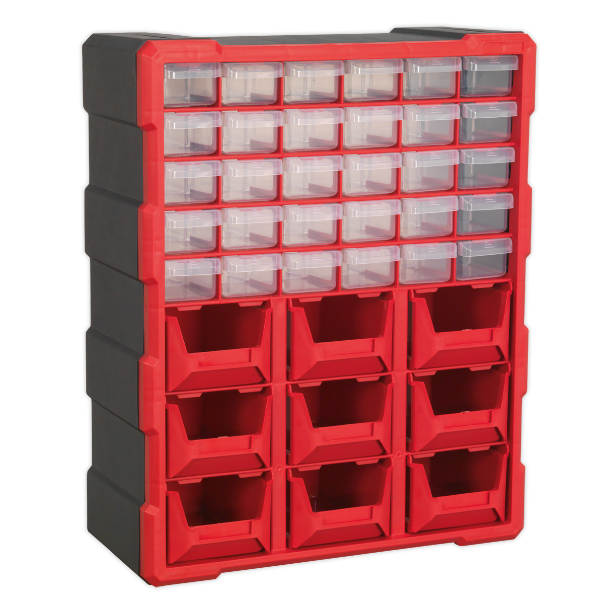 Sealey APDC39R 39 Drawer Cabinet Box - Red/Black