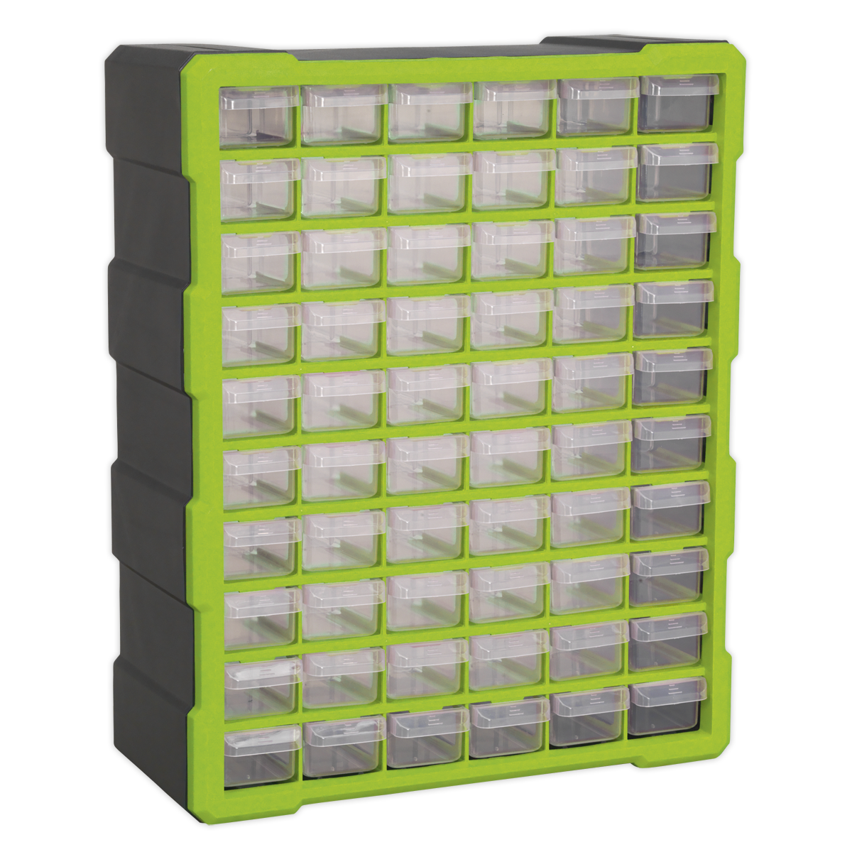 Sealey APDC60HV 60 Drawer Cabinet Box - Hi-Vis Green/Black