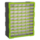 Sealey APDC60HV 60 Drawer Cabinet Box - Hi-Vis Green/Black