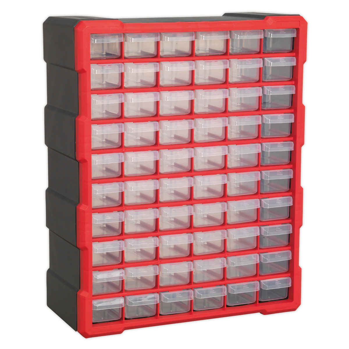 Sealey APDC60R 60 Drawer Cabinet Box - Red/Black